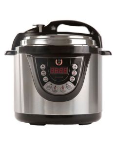 Cecotec 02003 olla a presión 6 L Negro, Acero inoxidable 1000 W