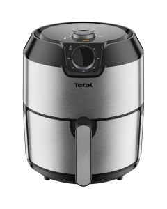 Tefal Easy Fry EY201D freidora Sencillo 4,2 L Independiente 1500 W Freidora de aire caliente Negro, Acero inoxidable