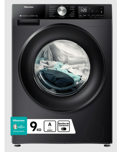 LAVADORA HISENSE WF3S9043BB3 9KG 1400RPM A NEGRO