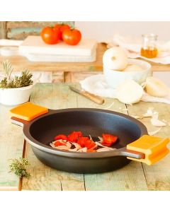 BRA Efficient cacerola 12 L Alrededor Negro