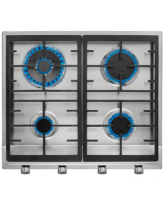 Teka EX 60 1 4G AI AL DR NAT Acero inoxidable Integrado Encimera de gas 4 zona(s)