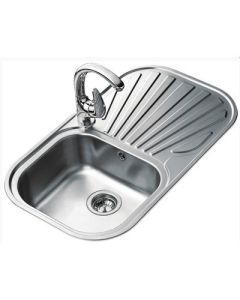 Fregadero Acero Teka STYLO1C1E 45Cm 1Cub 1Esc Izqu