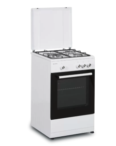 Cocina + Horno INFINITON CC56BWC - Blanco, 3 Fuegos, 43 litros, ancho 50 cm